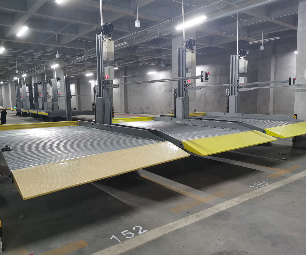 銅梁PJS四柱兩層立體停車設備技術參數